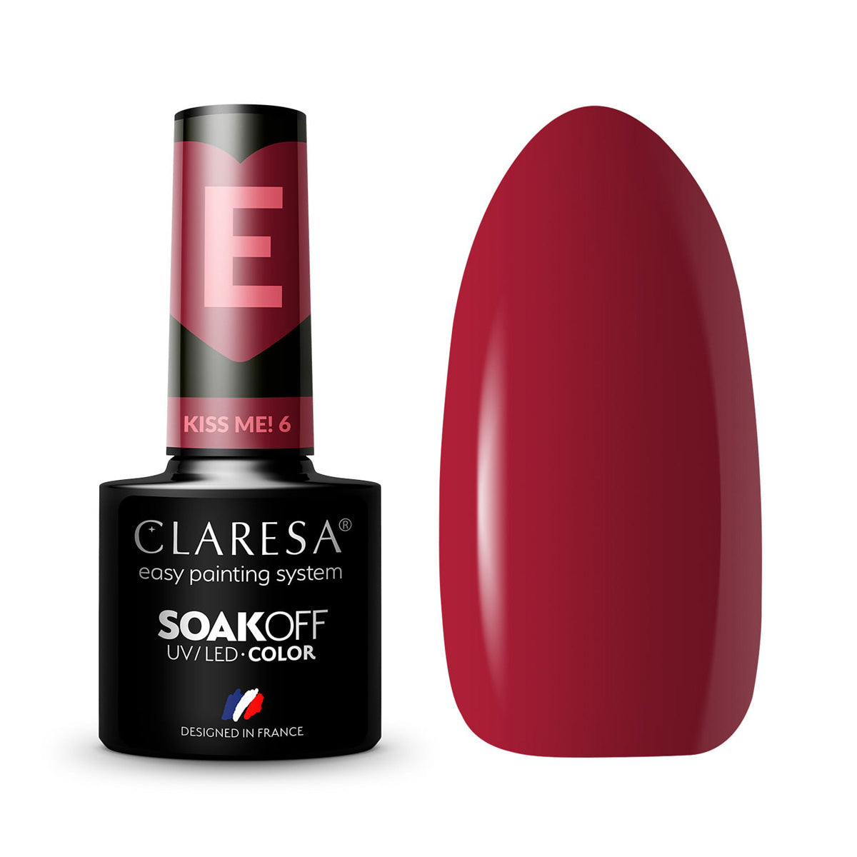 CLARESA hybrid polish Kiss Me! 6 -5g