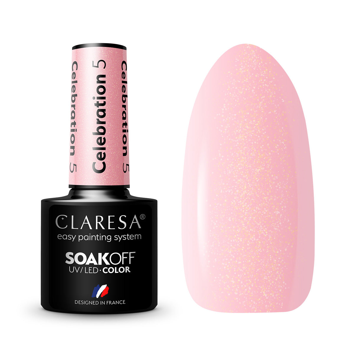 CLARESA Hybrid nail polish CELEBRATION 5 -5g