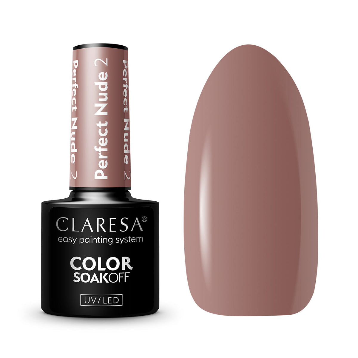 CLARESA Vernis à ongles hybride PERFECT NUDE 2 -5g