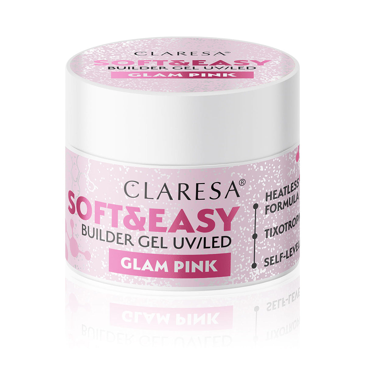 Gel constructeur Claresa Soft&Easy glam rose 45g