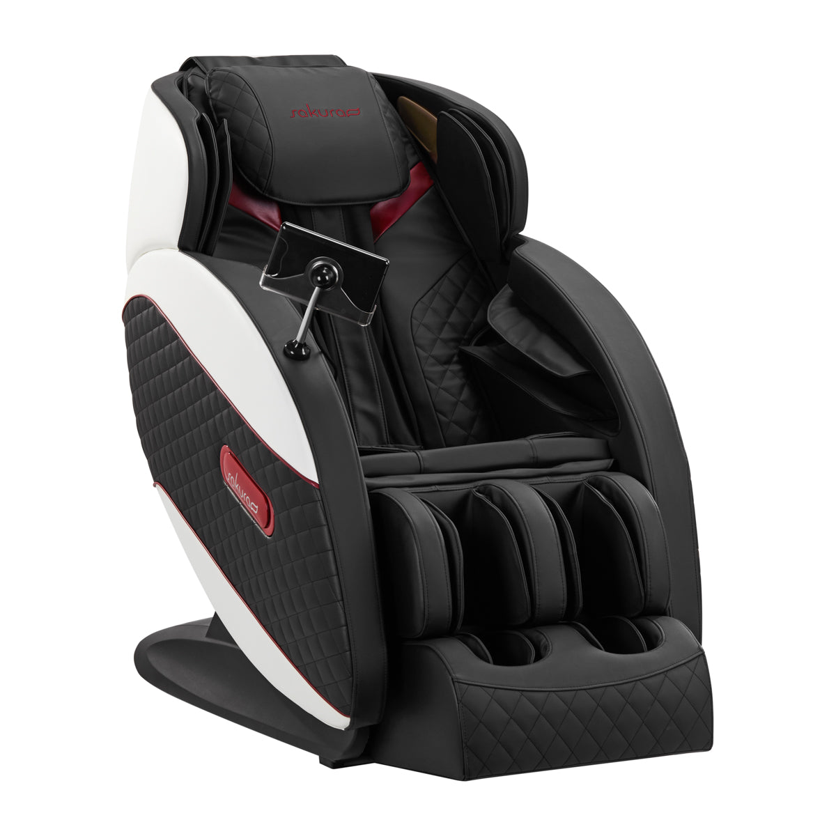 Chaise de massage Sakura Standard 801 noir et rouge